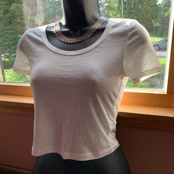 Set of 3 Bozzolo Heathered Crop Tees - Picture 3 of 8